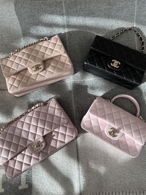 chanel mini classic caviar|The Complete Guide to the Chanel 22P Classic Mini Handle.